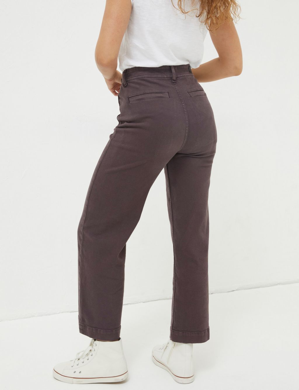 Wide Leg Cropped Jeans image 4