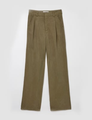 Buy FATFACE Wide Leg Velvet Trousers 24, Trousers