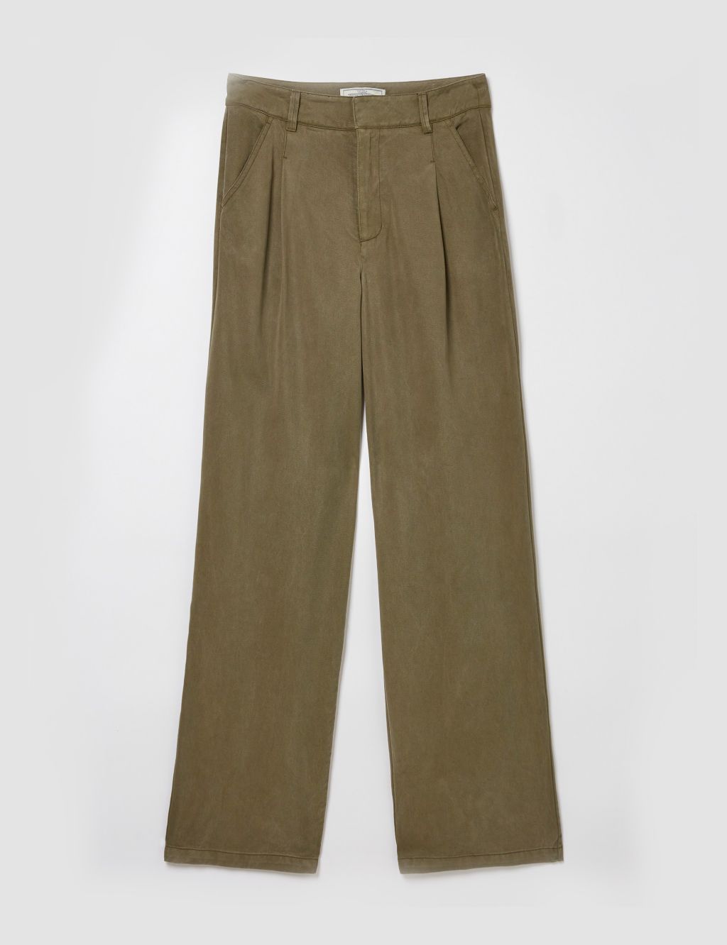 Pure Lyocell™ Pleat Front Wide Leg Trousers image 2