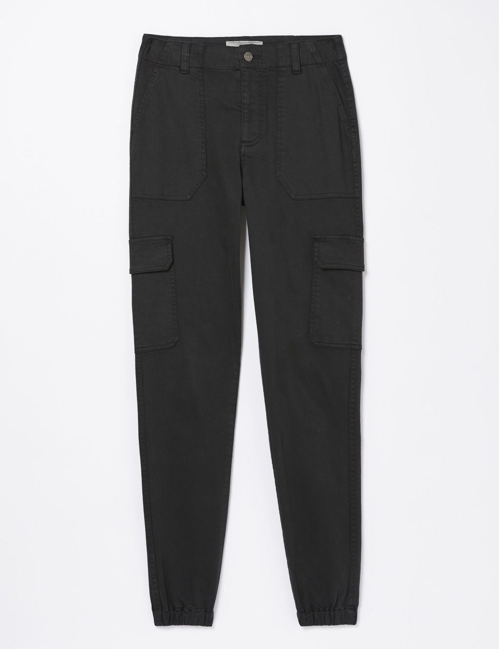 Cotton Rich Cargo Cuffed Trousers image 2