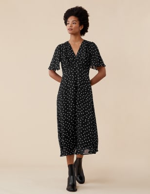 Polka dot dress marks and outlet spencer