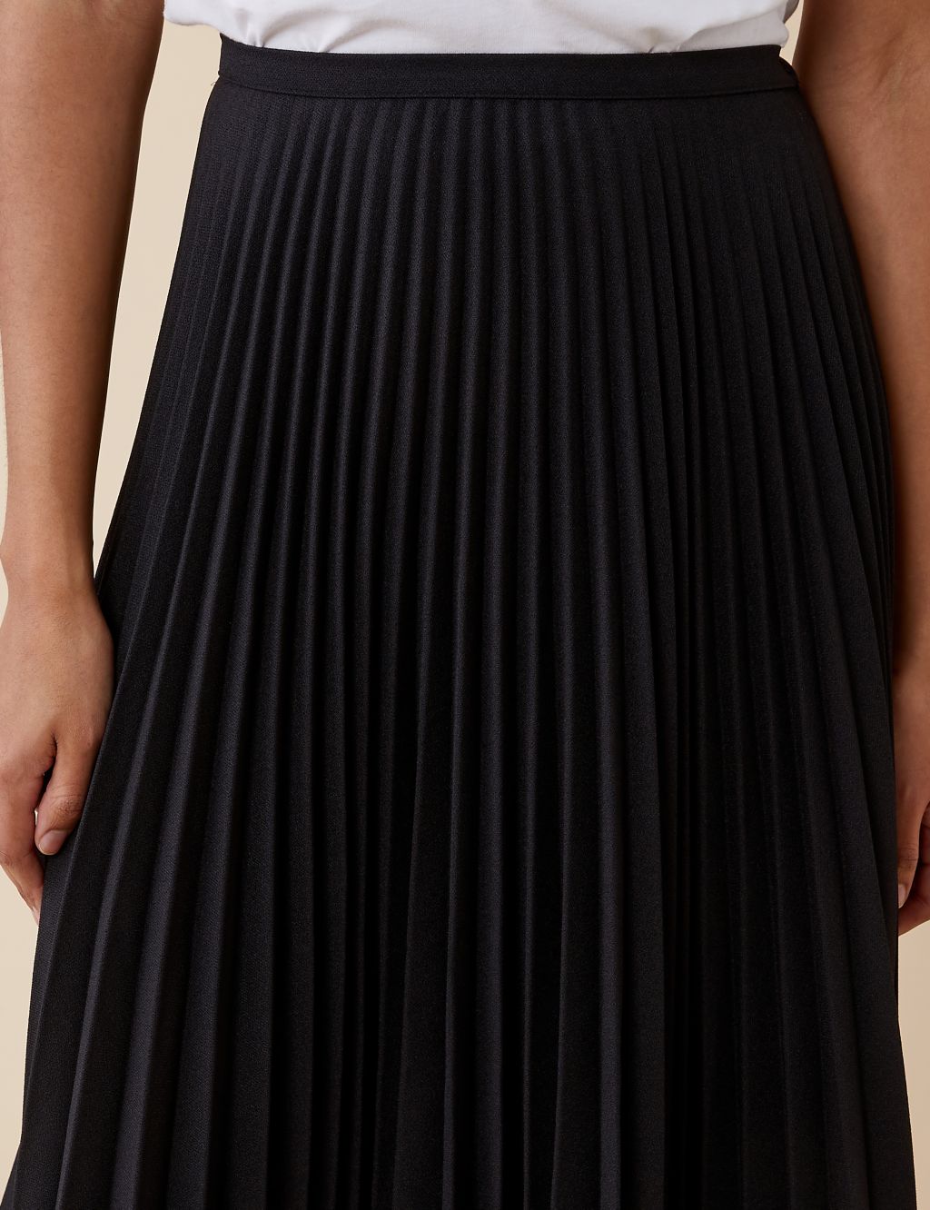 Pleated Midi Skirt image 2