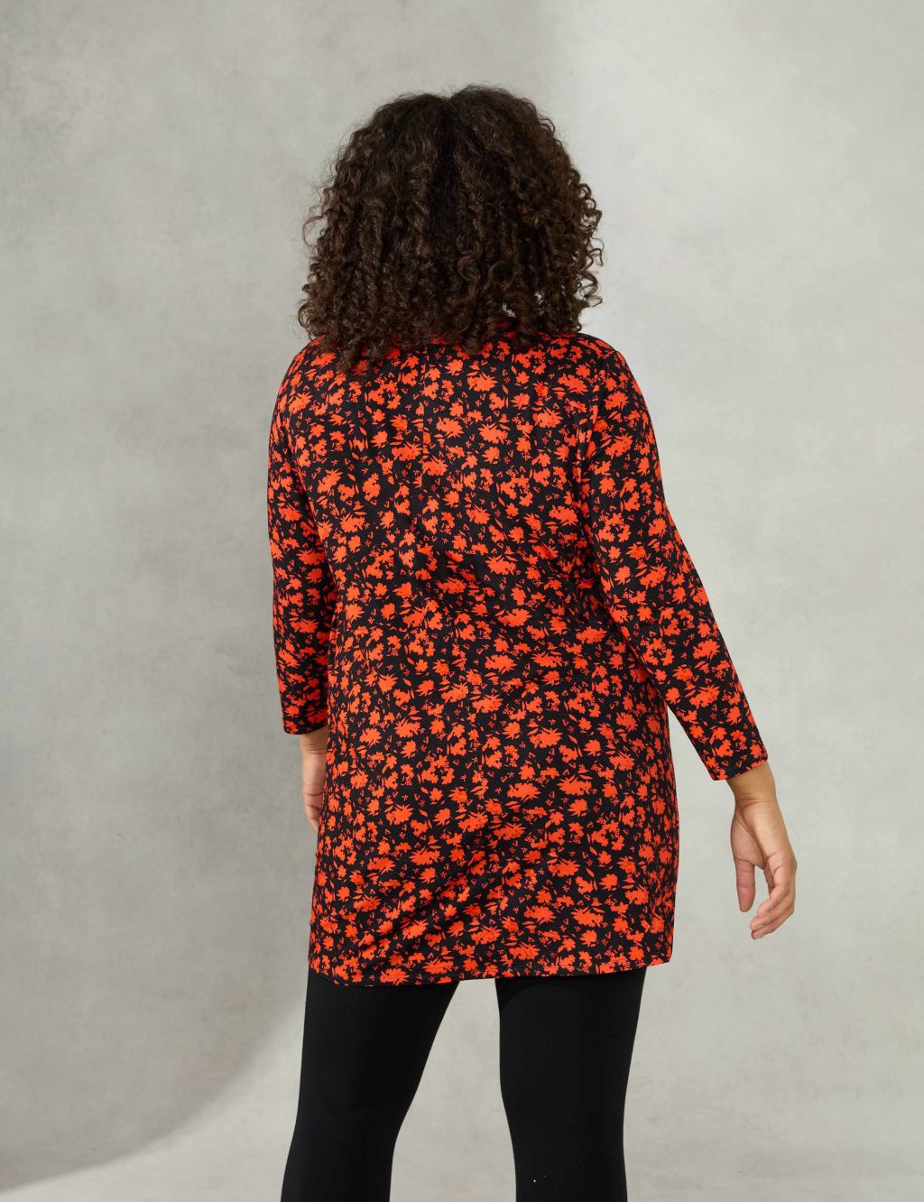 Jersey Ditsy Floral Relaxed Tunic image 4
