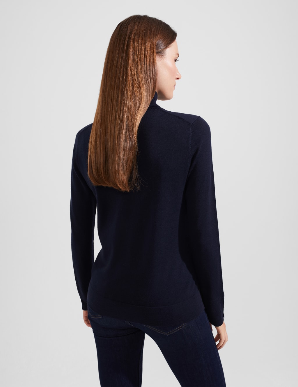 Pure Merino Wool Roll Neck Jumper image 4