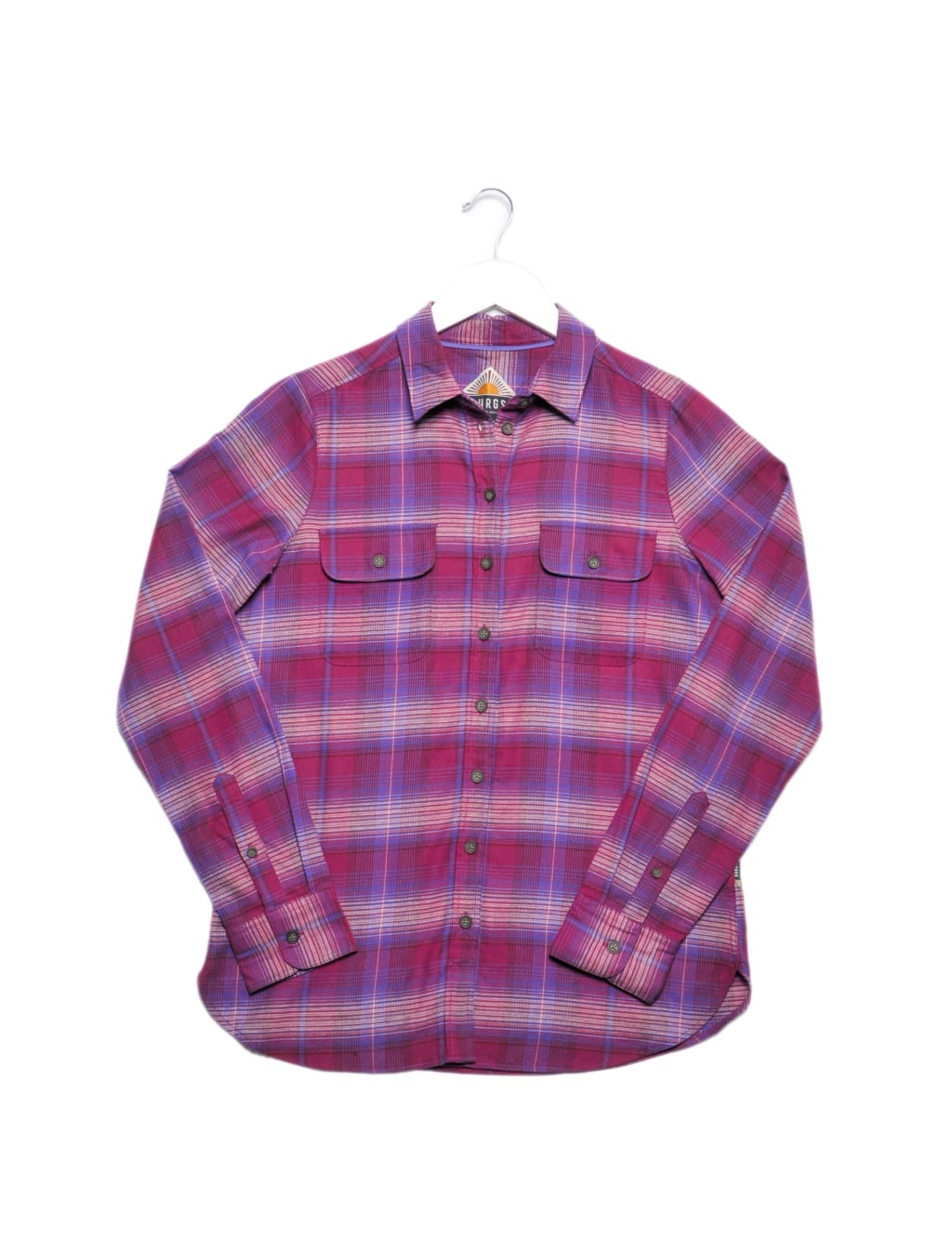 Brushed Pure Cotton Checked Collared Shirt image 2