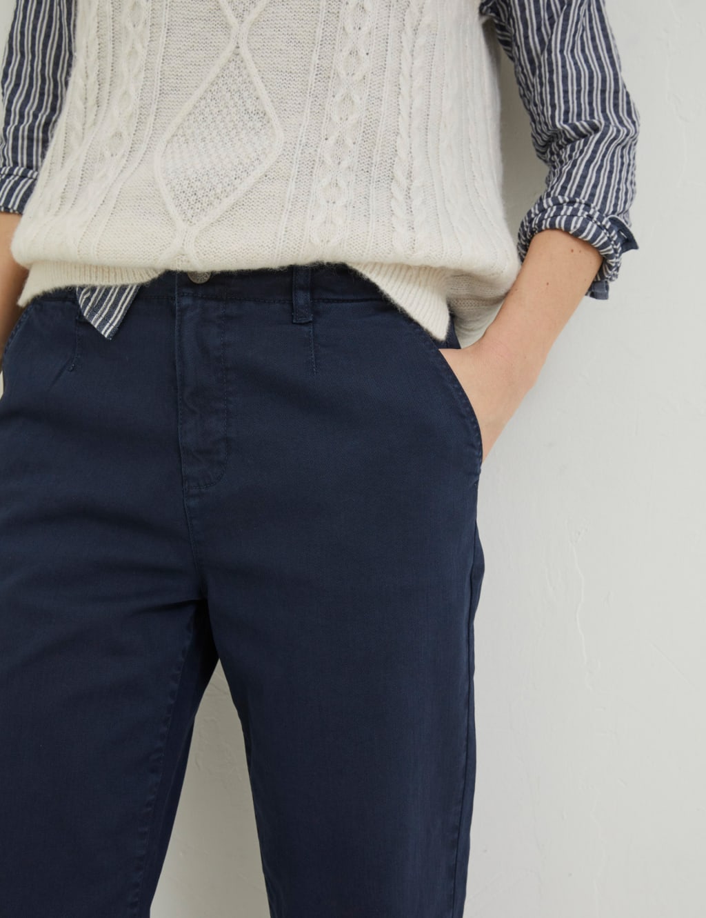 Cotton Rich Tapered Chinos image 2
