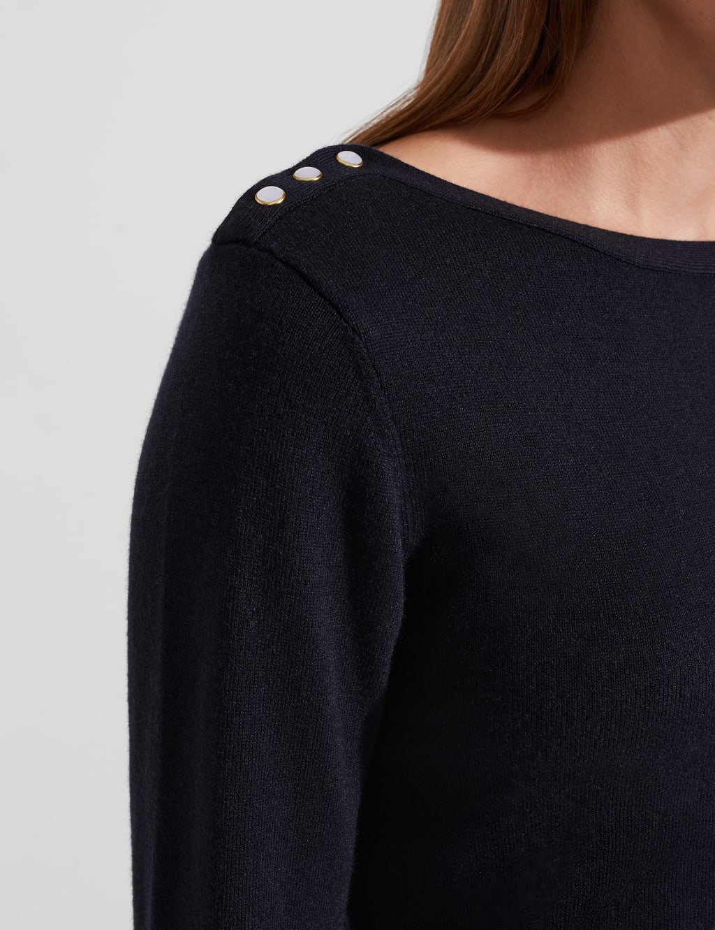 Slash Neck Jumper with Wool image 3