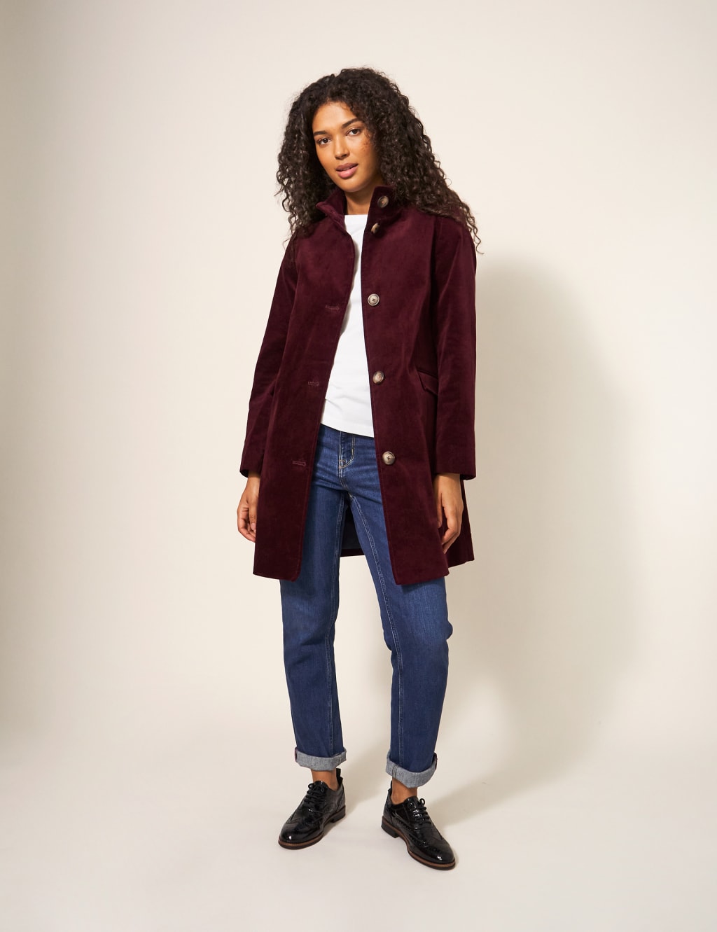 Velvet Pea Coat