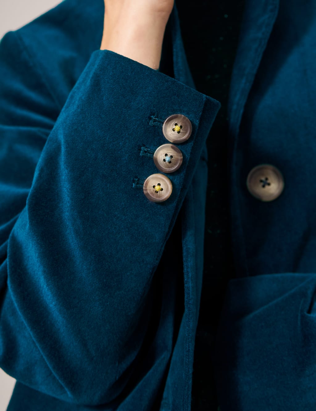 Velvet Pea Coat image 4