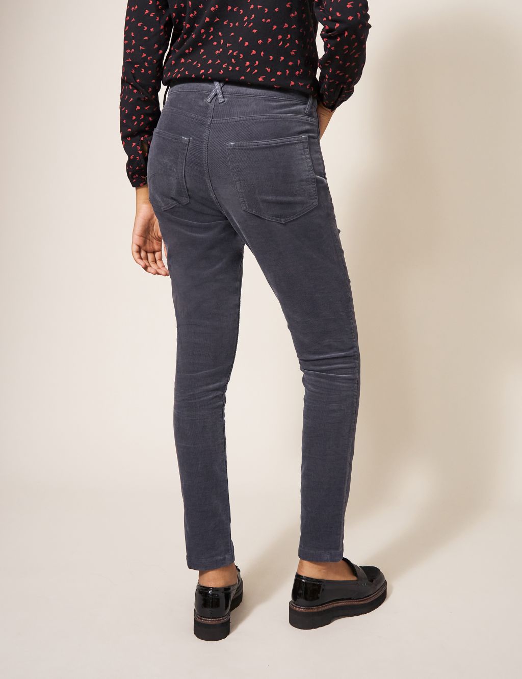 Cord Skinny Trousers image 3
