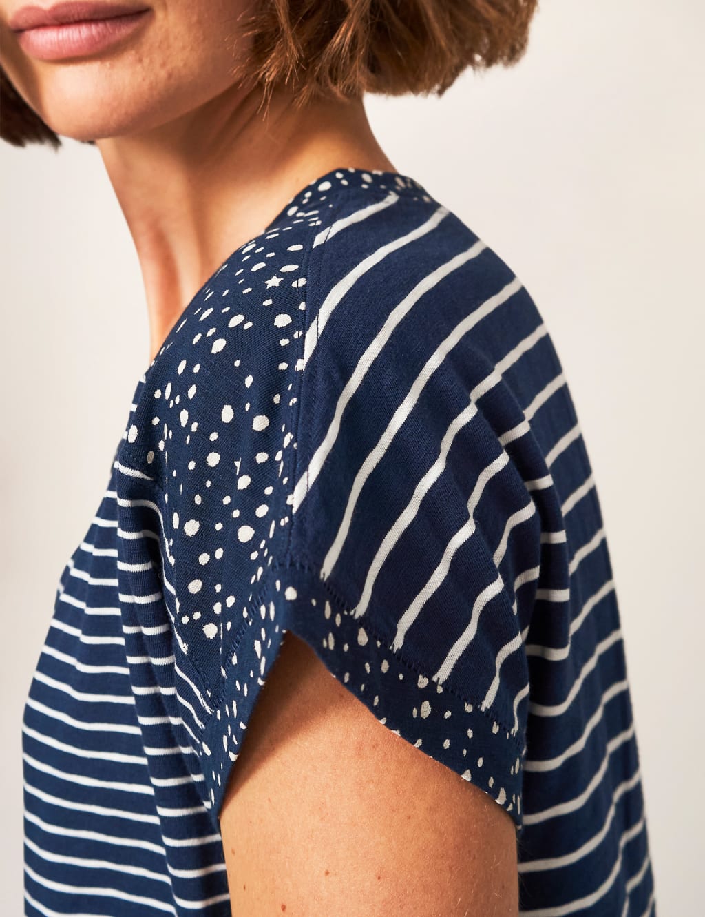Pure Cotton Striped T-Shirt image 4
