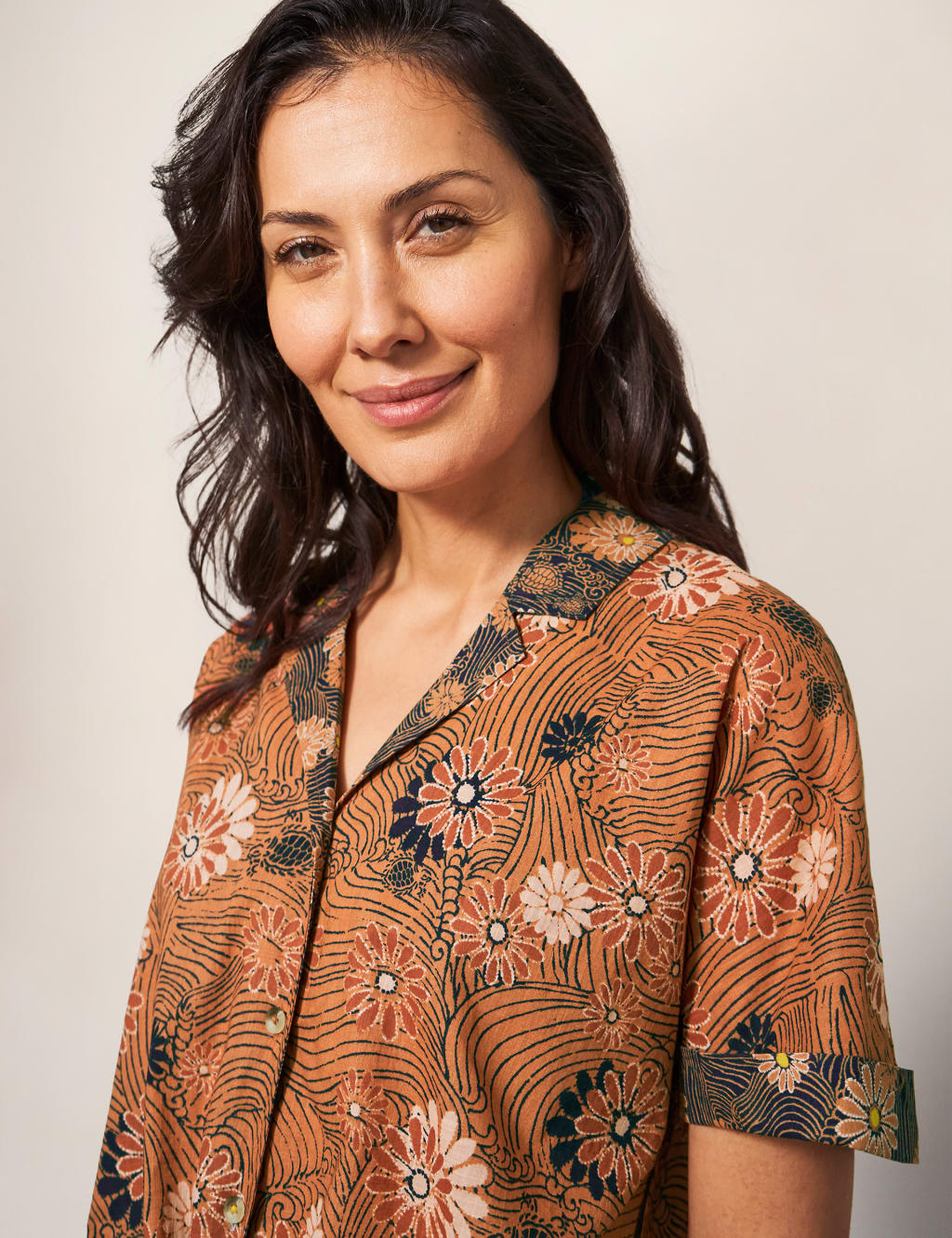 Pure Cotton Floral Shirt image 5