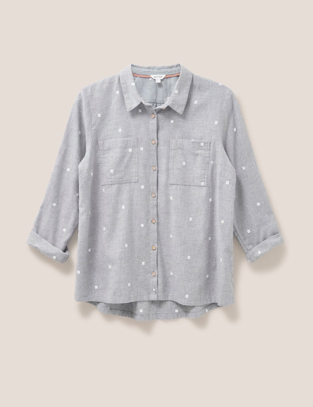 Organic Cotton Textured Collared Shirt image 2