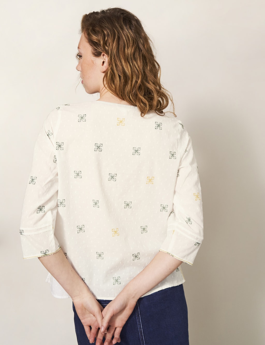 Organic Cotton Embroidered Blouse image 5