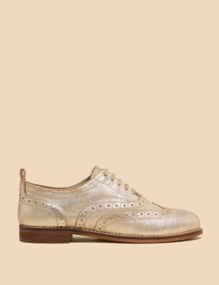 Soft leather store brogues womens