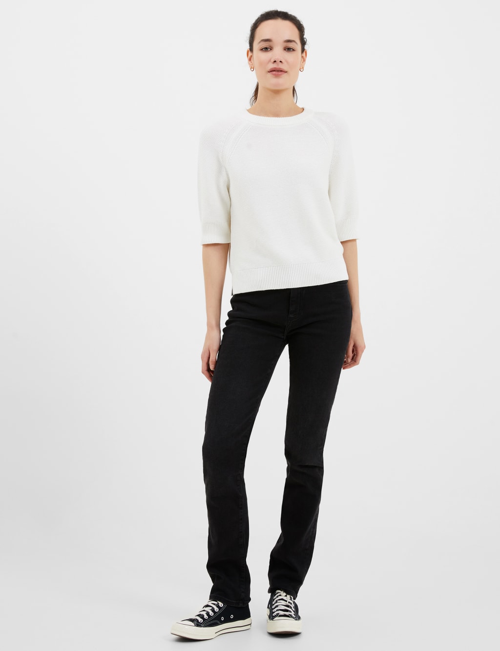 Pure Cotton Ribbed Sweatshirt image 1
