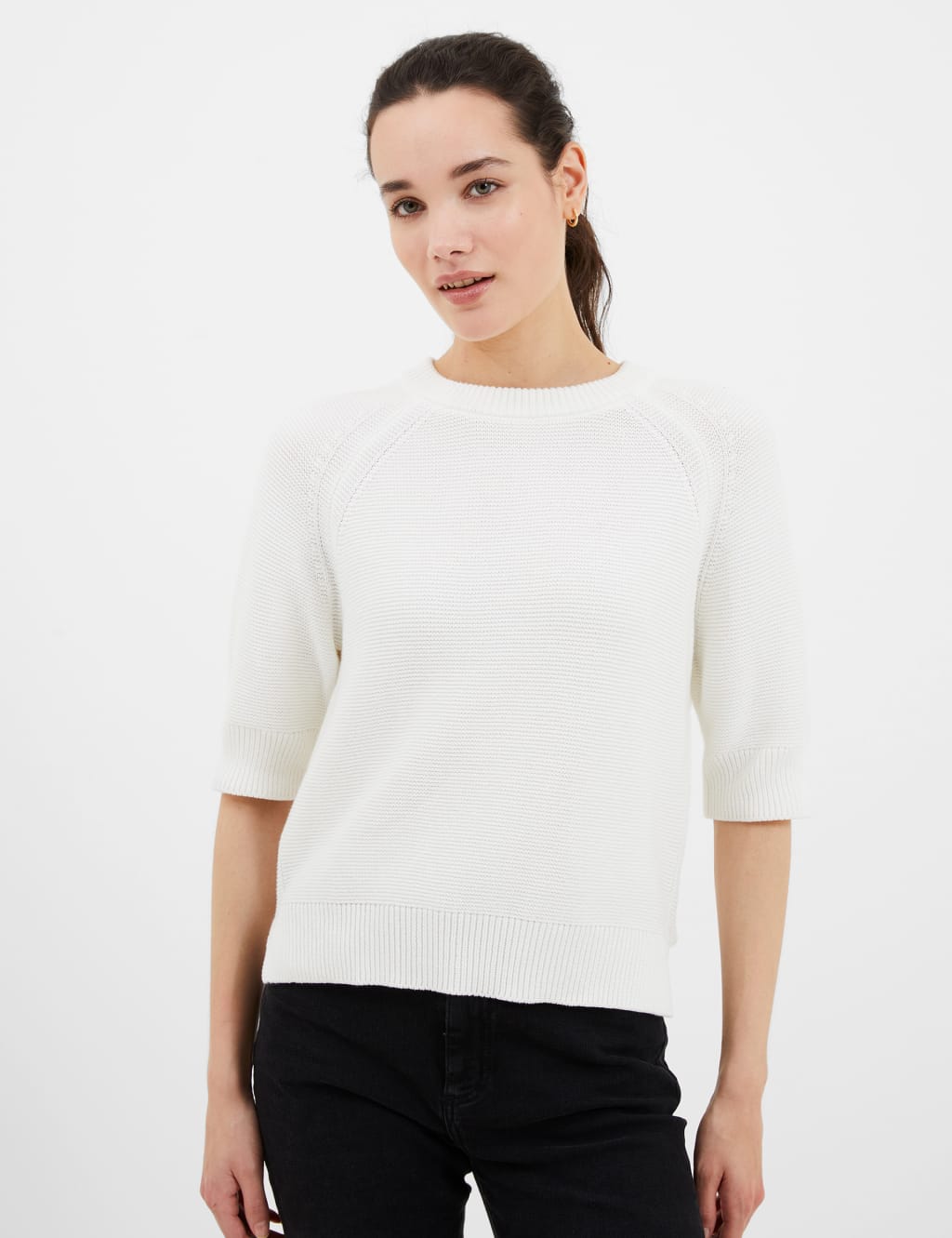 Pure Cotton Ribbed Sweatshirt image 2