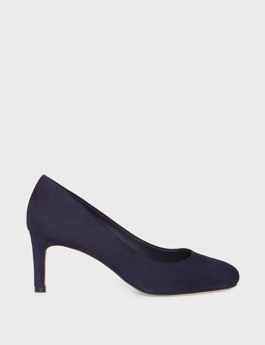 Suede Slip On Stiletto Heel Court Shoes