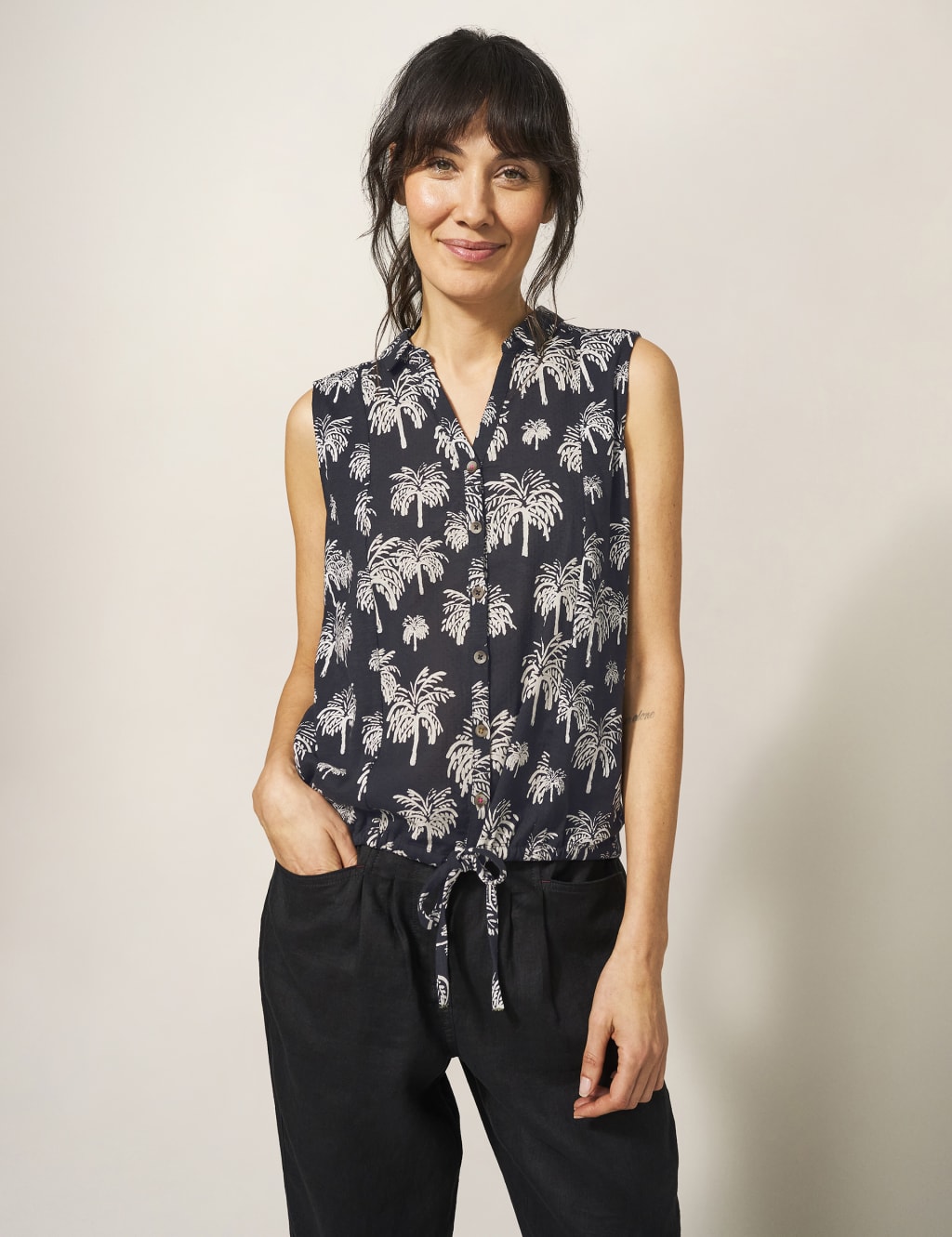 Pure Cotton Printed Collared Shirt image 3
