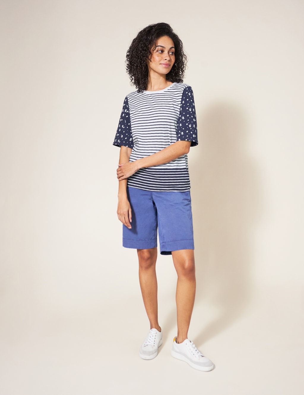 Pure Cotton Striped T-Shirt image 4