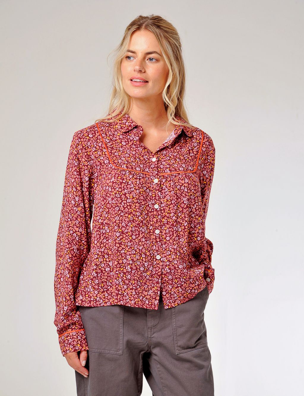 Ditsy Floral Collared Shirt image 2