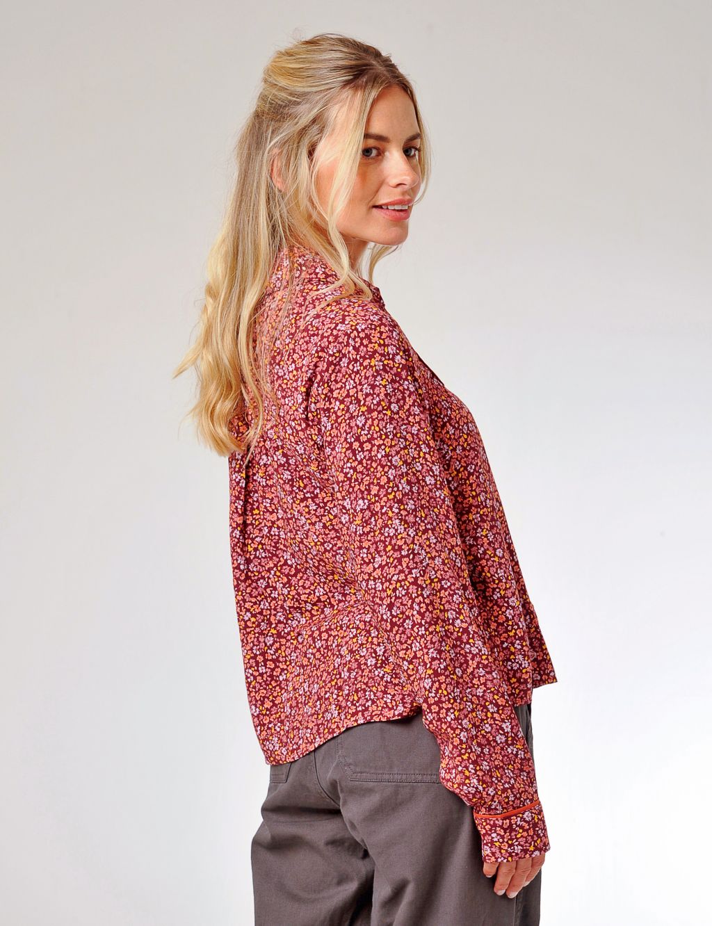 Ditsy Floral Collared Shirt image 3