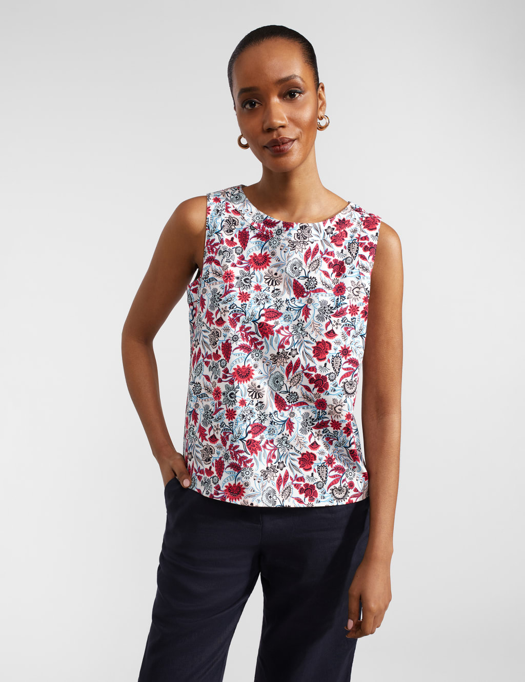 Pure Cotton Printed Top