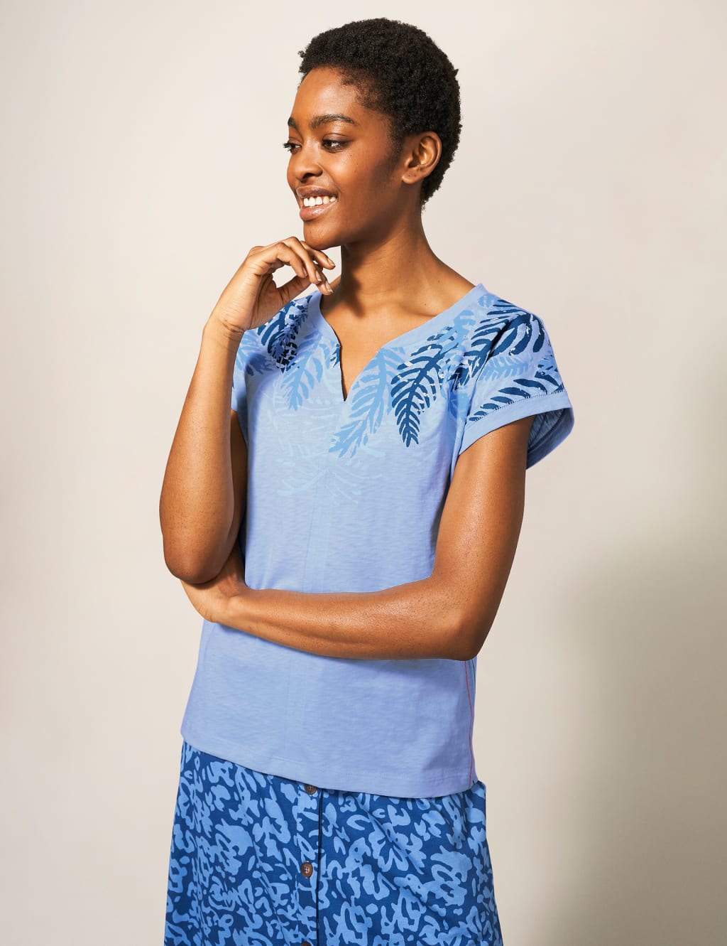 Pure Cotton Printed T-Shirt image 1
