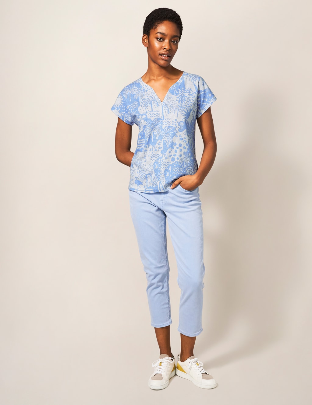 Pure Cotton Printed T-Shirt image 1