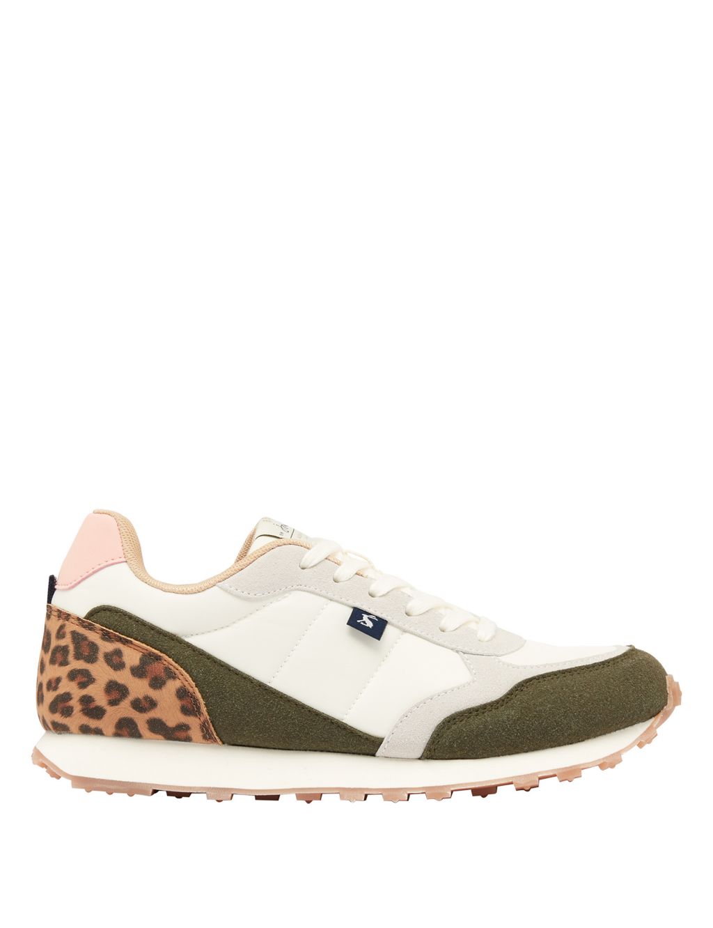 Lace Up Leopard Print Trainers image 1