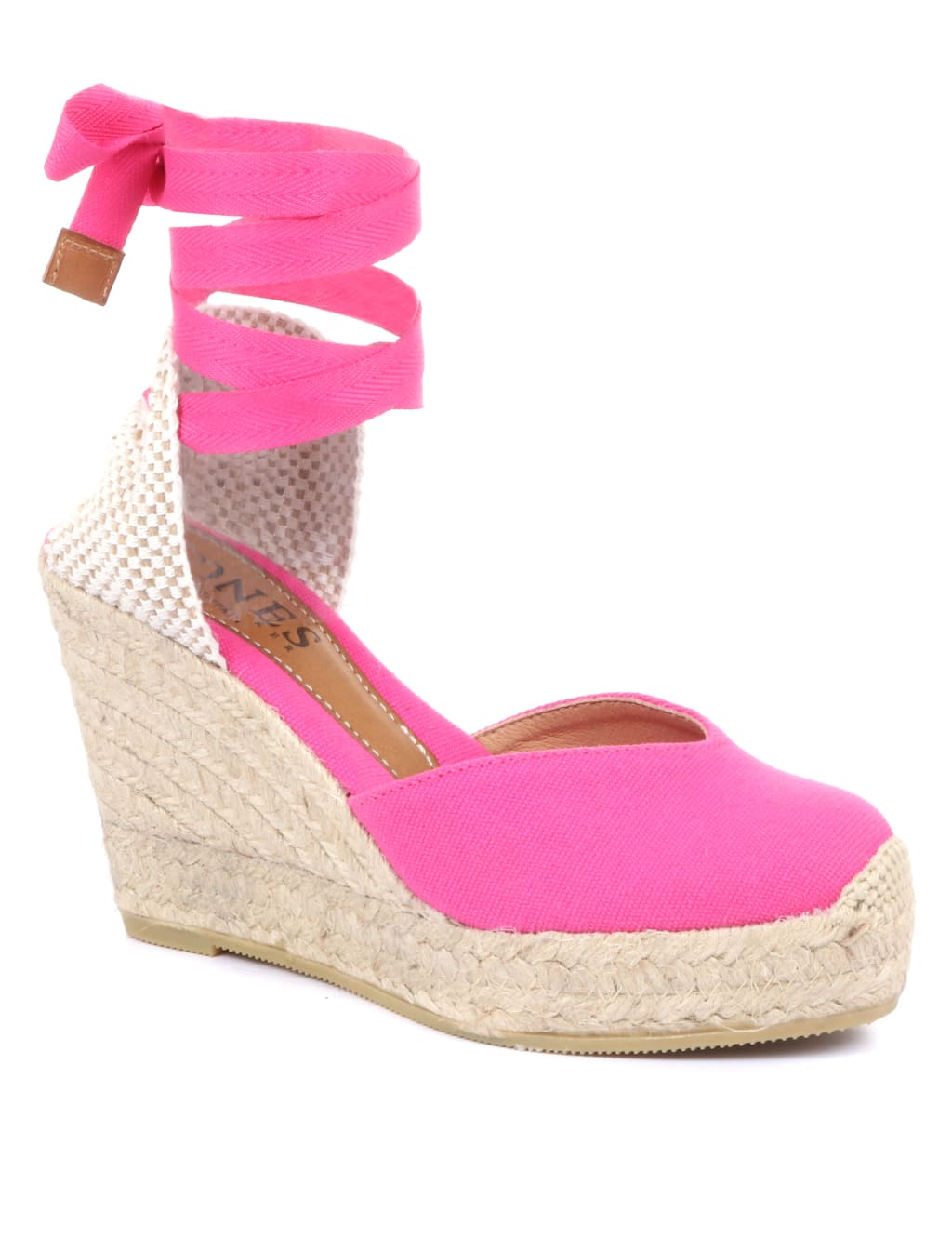 Canvas Ankle Strap Wedge Espadrilles image 2