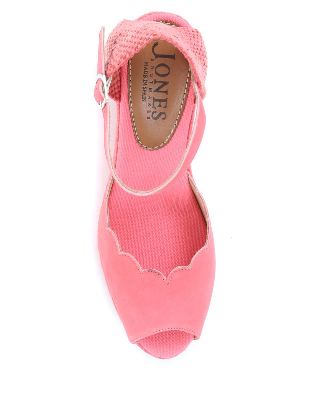 Suede Buckle Wedge Espadrilles image 3