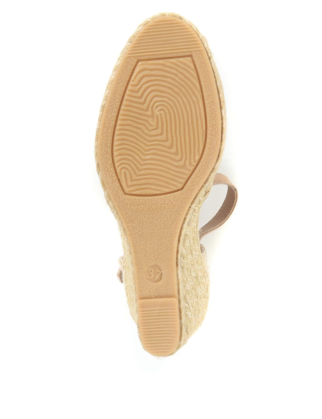 Suede Buckle Wedge Espadrilles image 5
