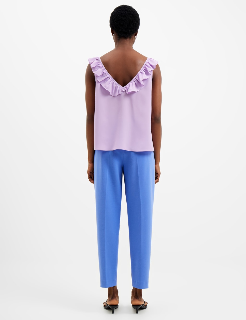 Crepe Frill Detail Cami Top image 3