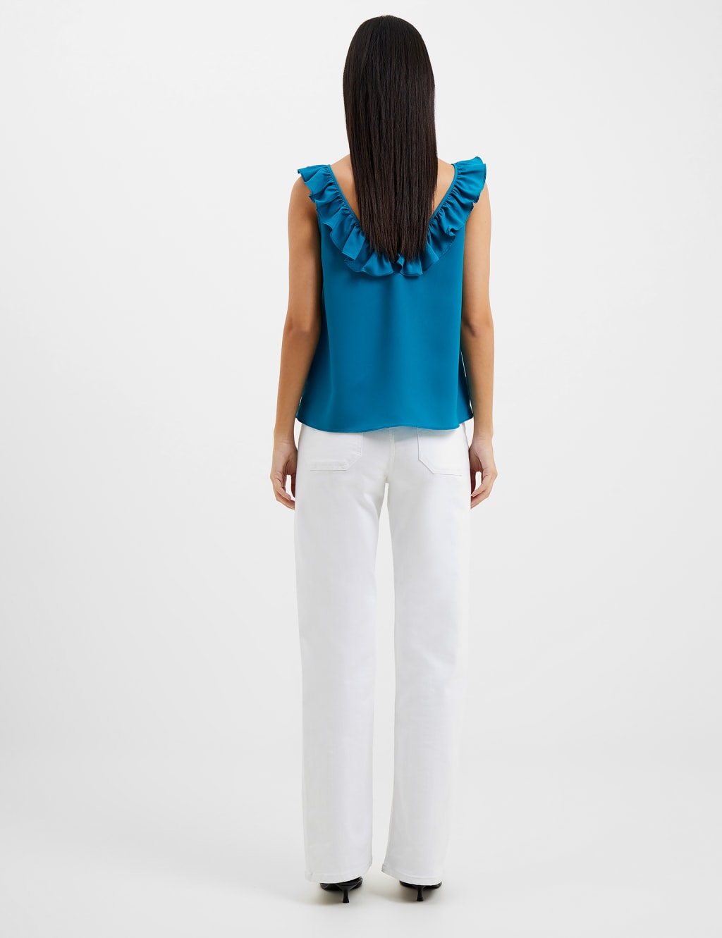 Crepe Frill Detail Cami Top image 3