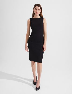 Hobbs Women's Knee Length Shift Dress - 10 - Black, Black