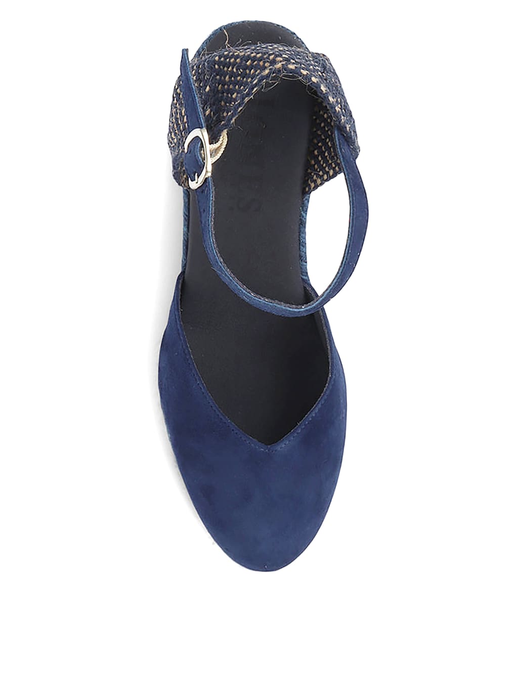 Suede Ankle Strap Wedge Espadrilles image 3