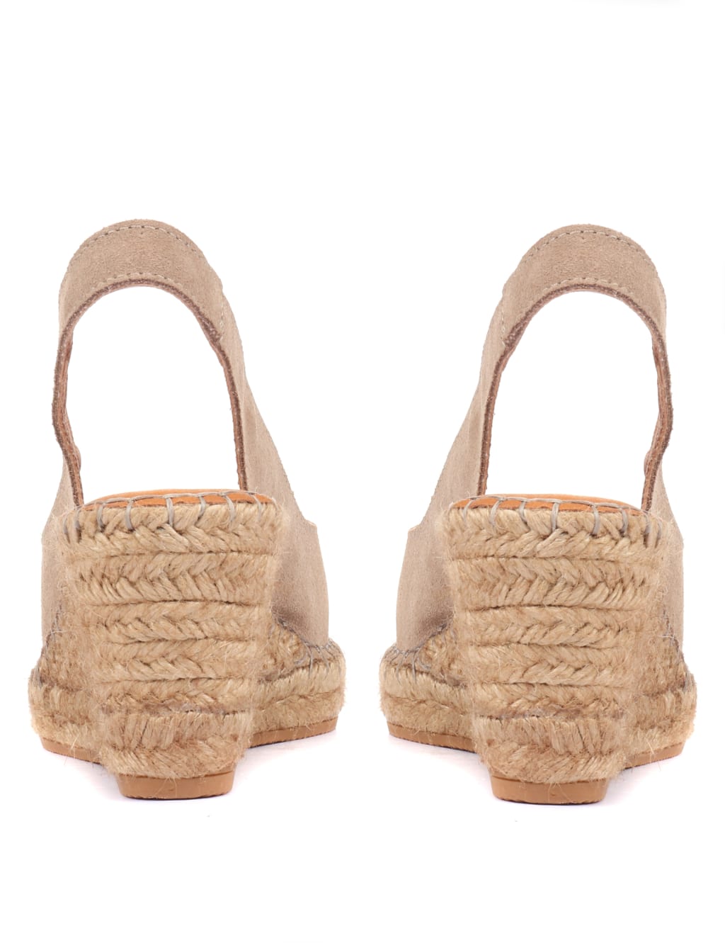 Leather Slingback Wedge Espadrilles image 4