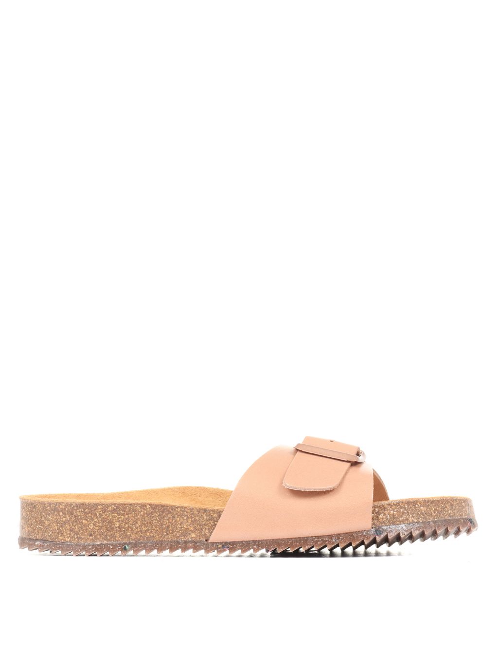 Leather Buckle Flat Mules image 1
