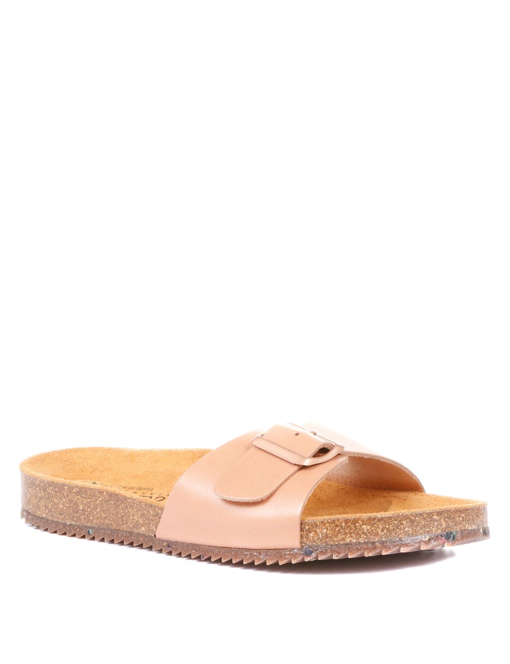 Leather Buckle Flat Mules image 2