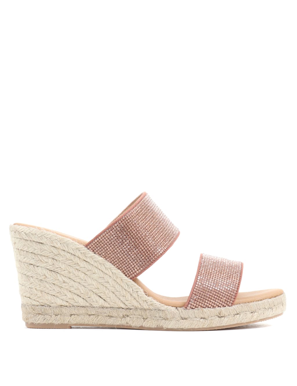 Leather Wedge Heel Espadrille Sandals image 2