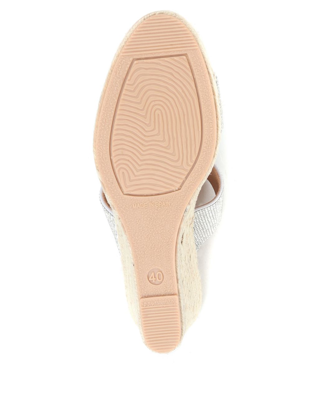 Leather Wedge Heel Espadrille Sandals image 5