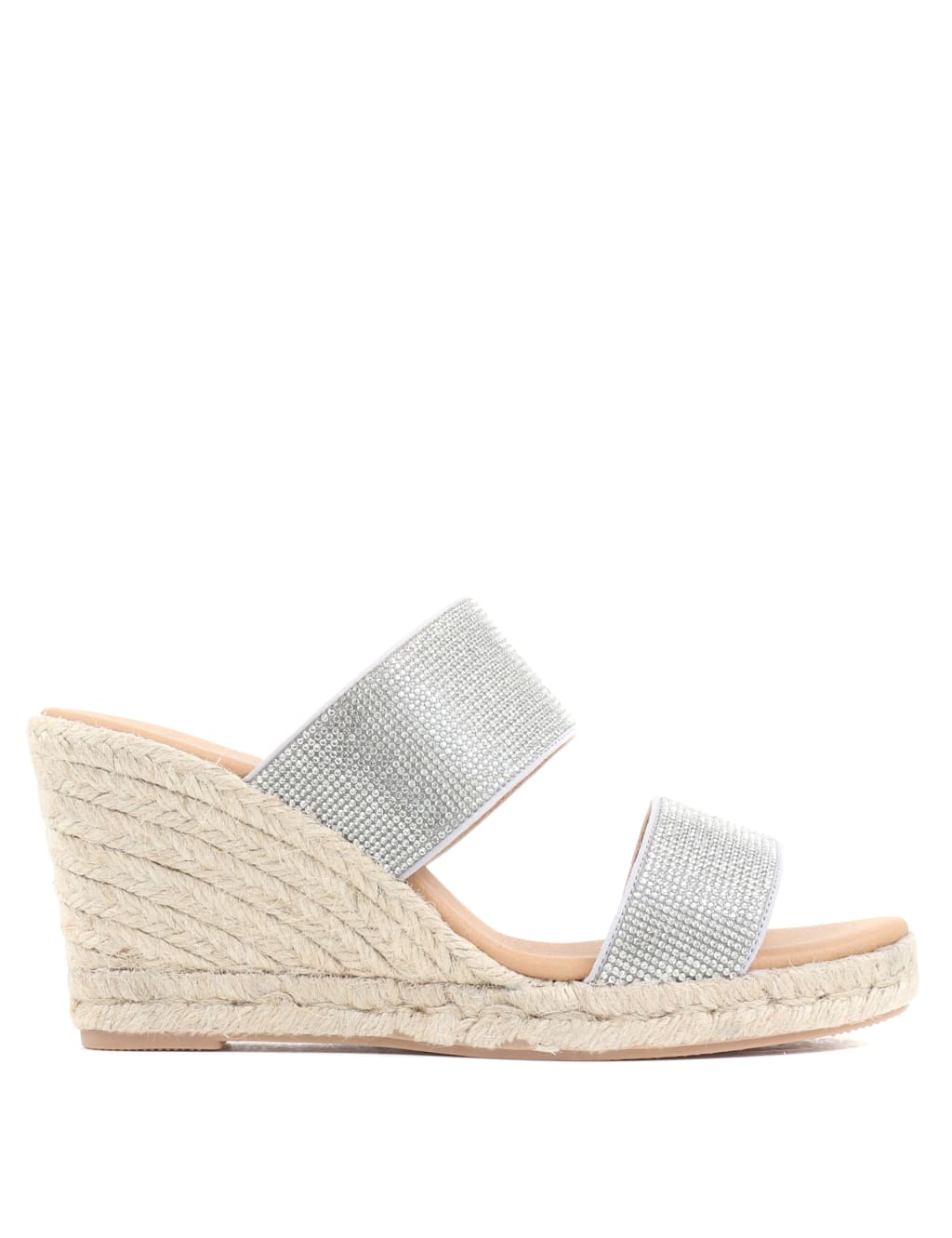 Leather Wedge Heel Espadrille Sandals image 2