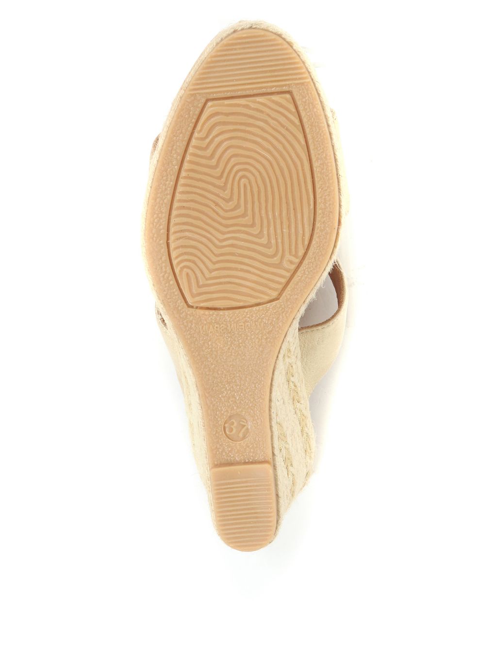 Leather Wedge Heel Espadrille Sandals image 4
