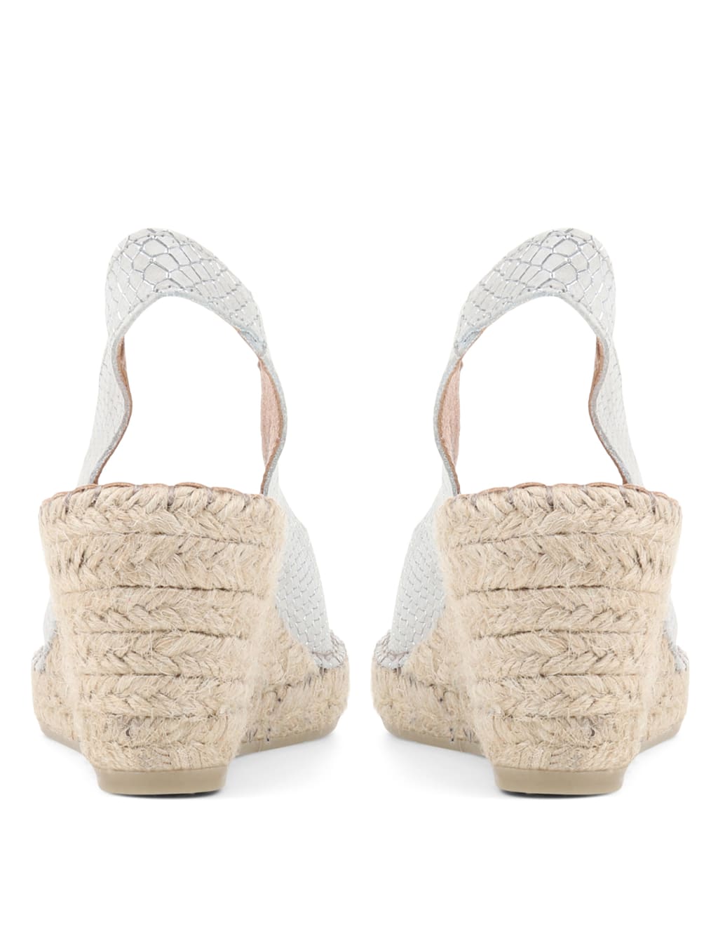 Suede Slingback Wedge Sandals image 4
