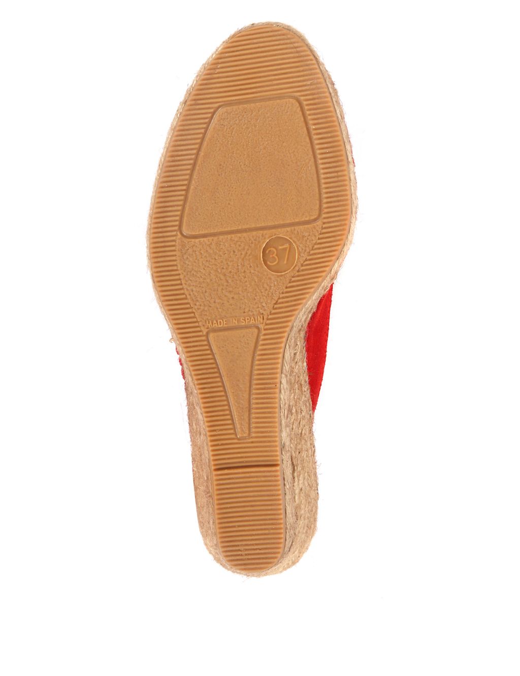 Suede Slingback Wedge Sandals image 4
