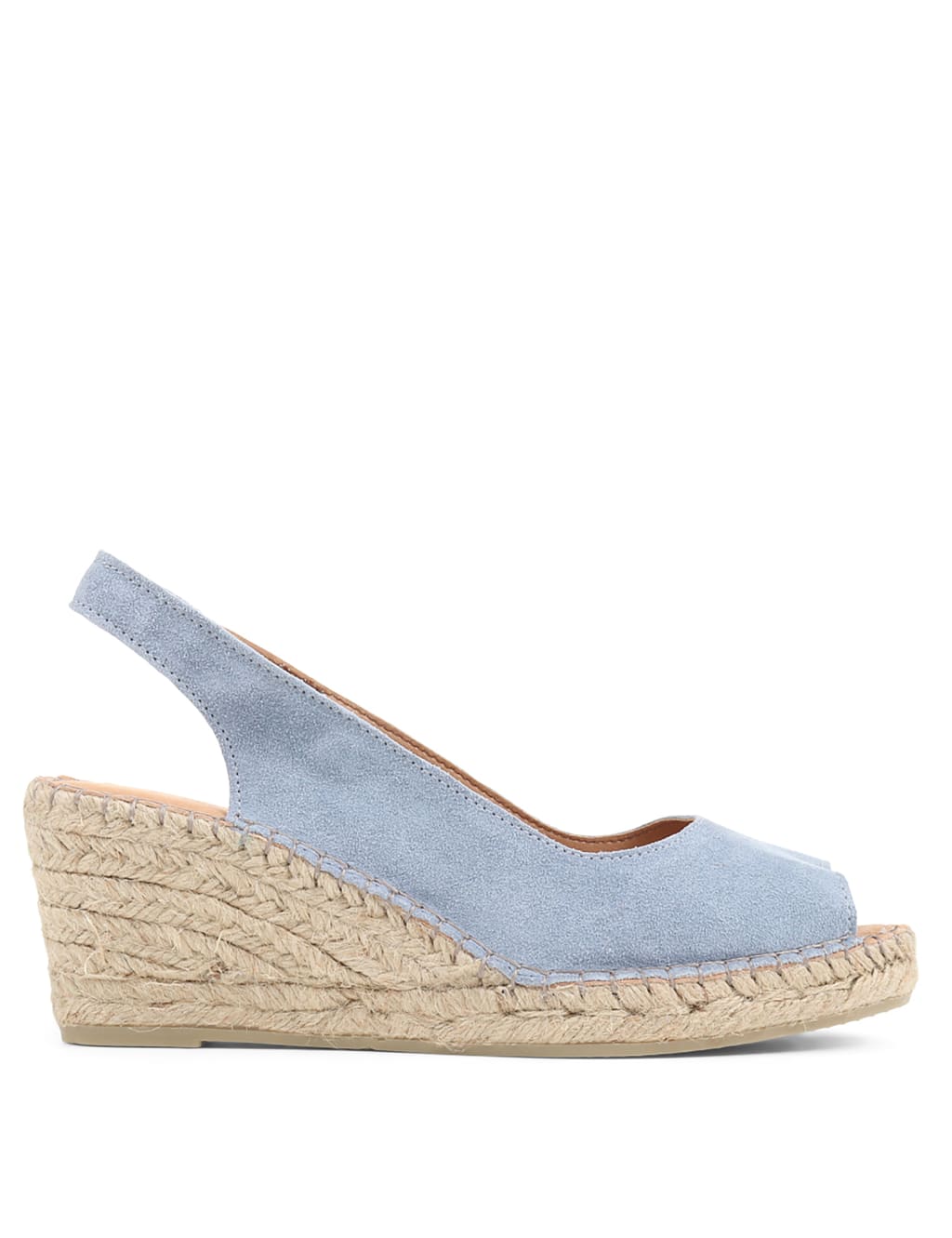 Suede Slingback Wedge Sandals image 2