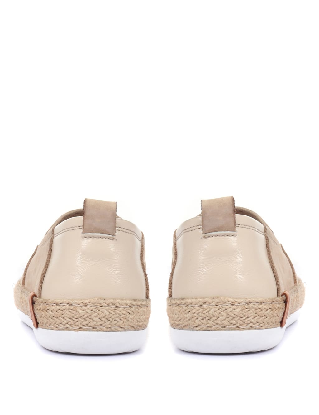Leather Suede Flat Espadrilles image 4