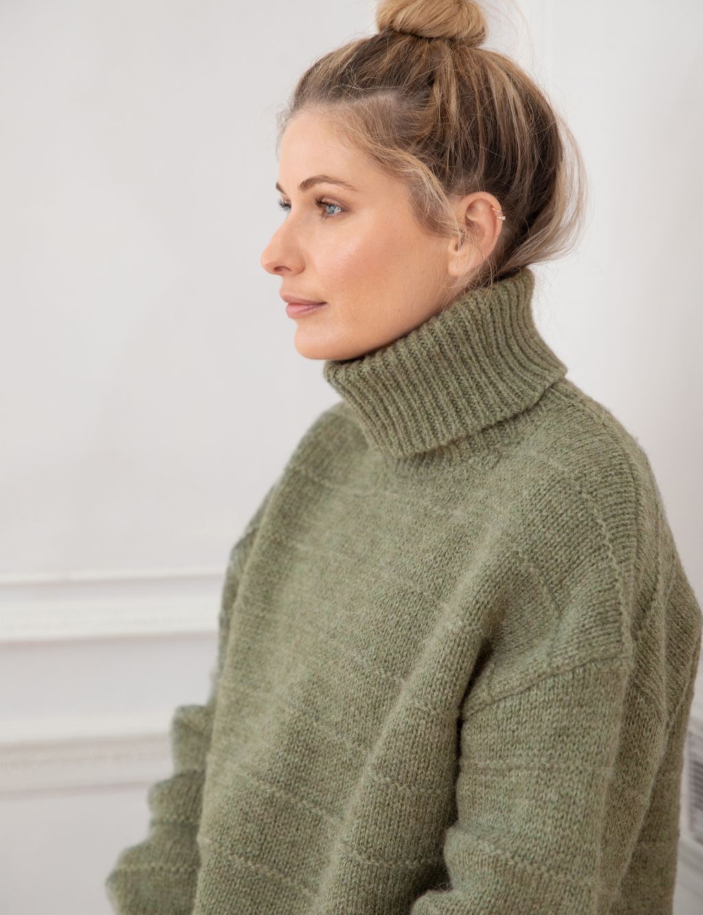 Pure Wool Roll Neck Jumper image 4