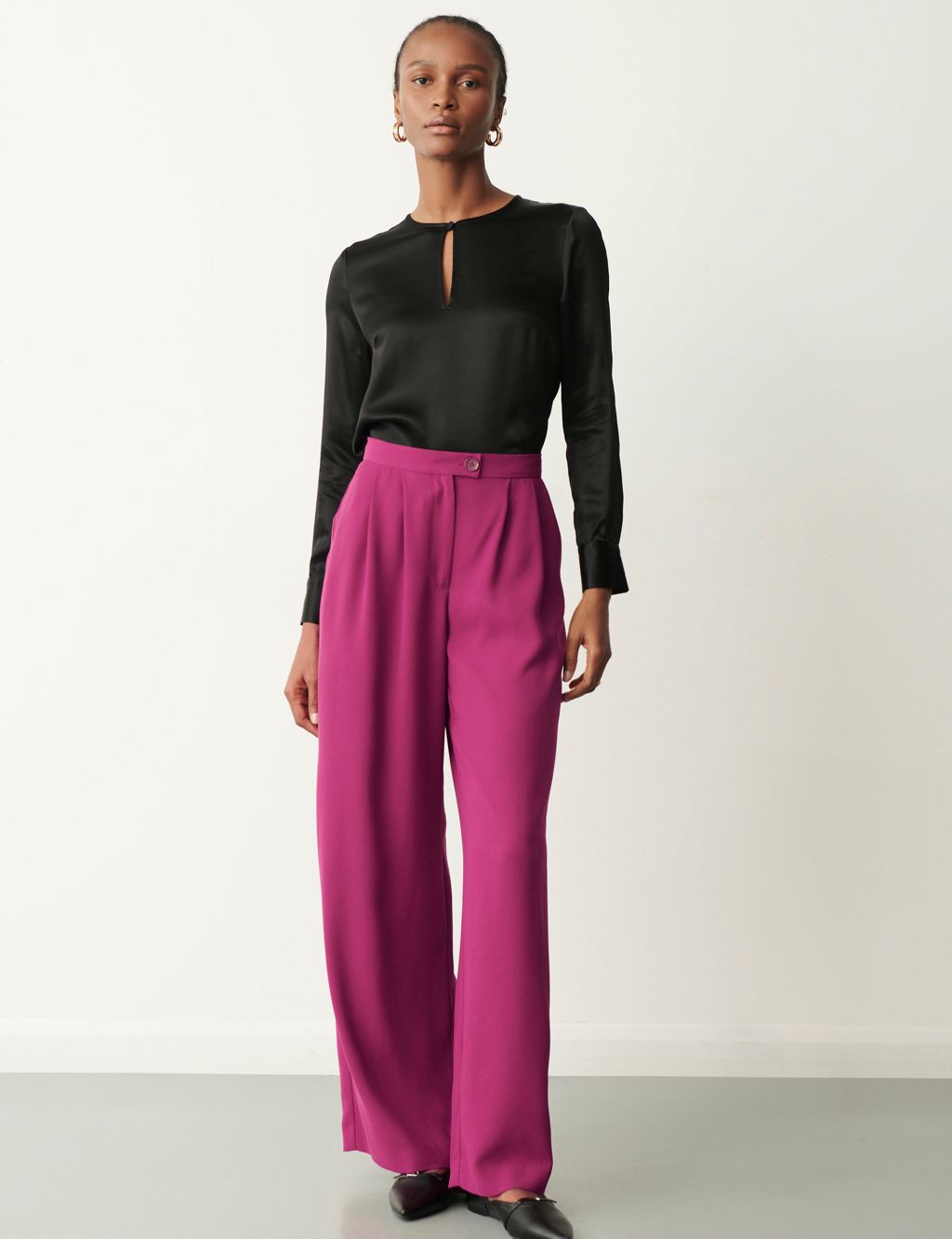 Women's Pink Trousers | M&S